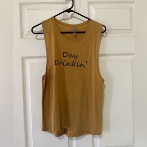 Yellow/mustard day drinkin top